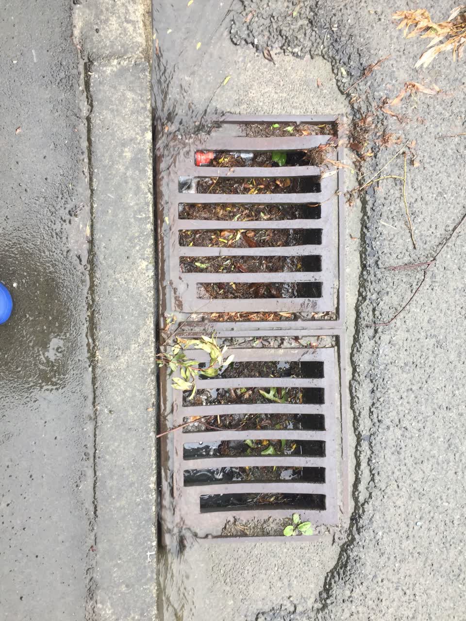 The photograph attached to this wastewater/stormwater report