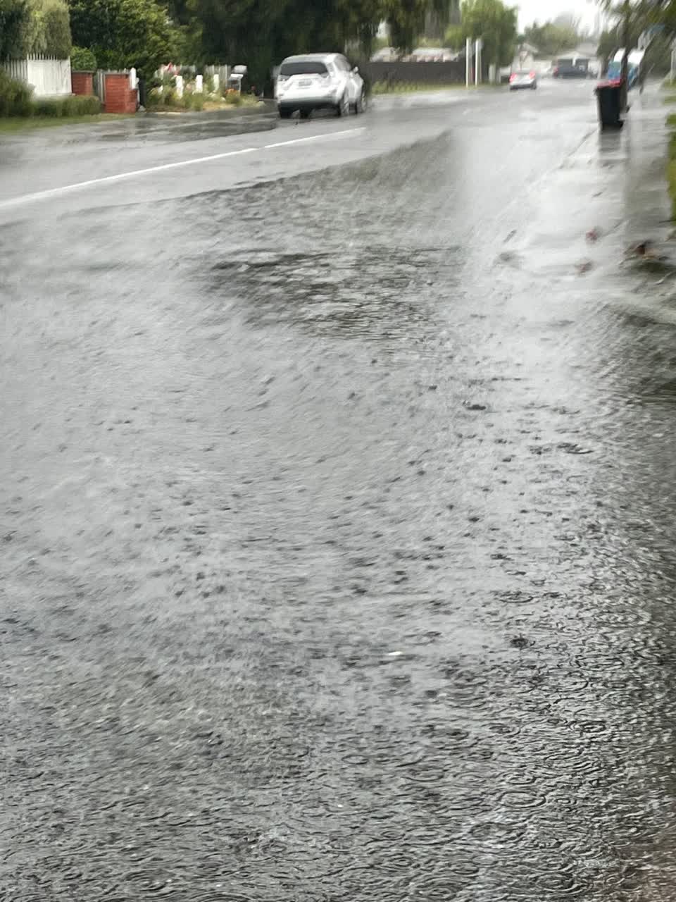 The photograph attached to this flooding report