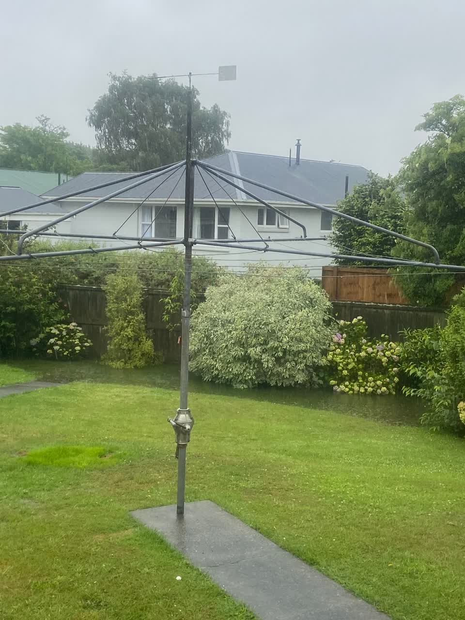 The photograph attached to this flooding report