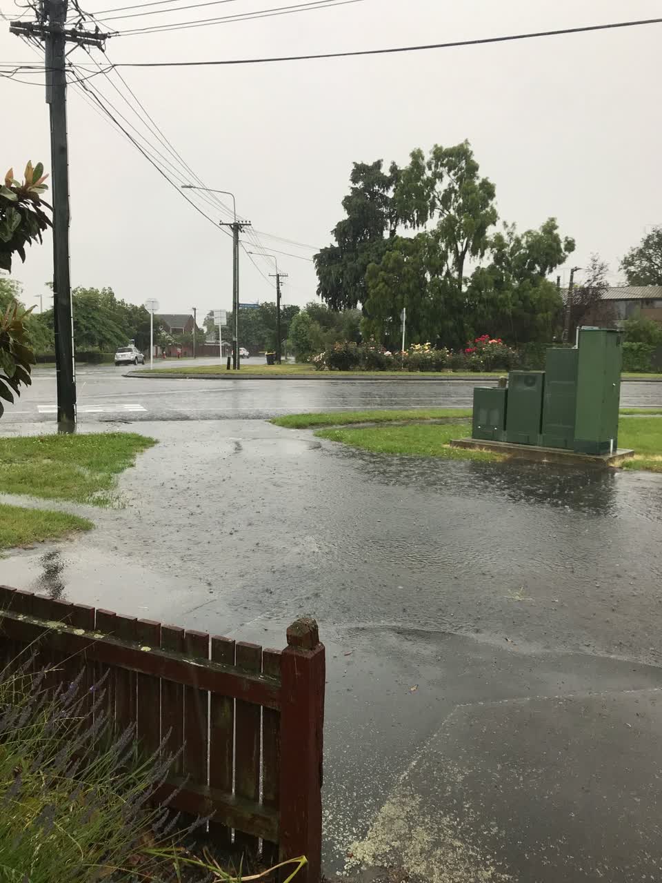 The photograph attached to this wastewater/stormwater report