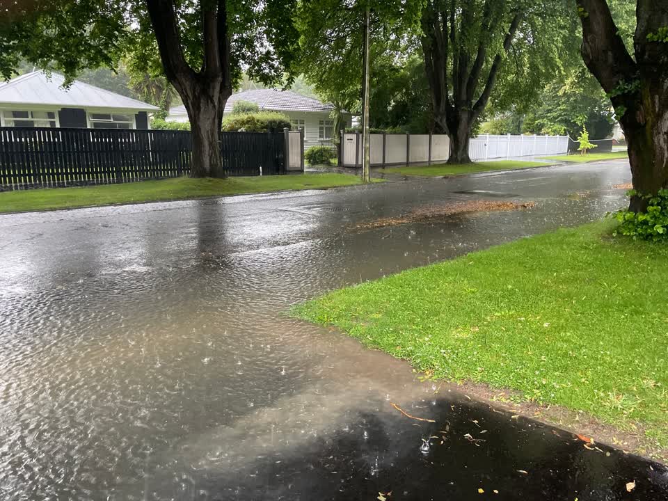 The photograph attached to this flooding report