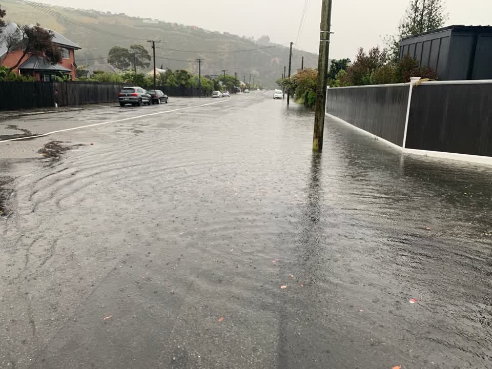The photograph attached to this flooding report