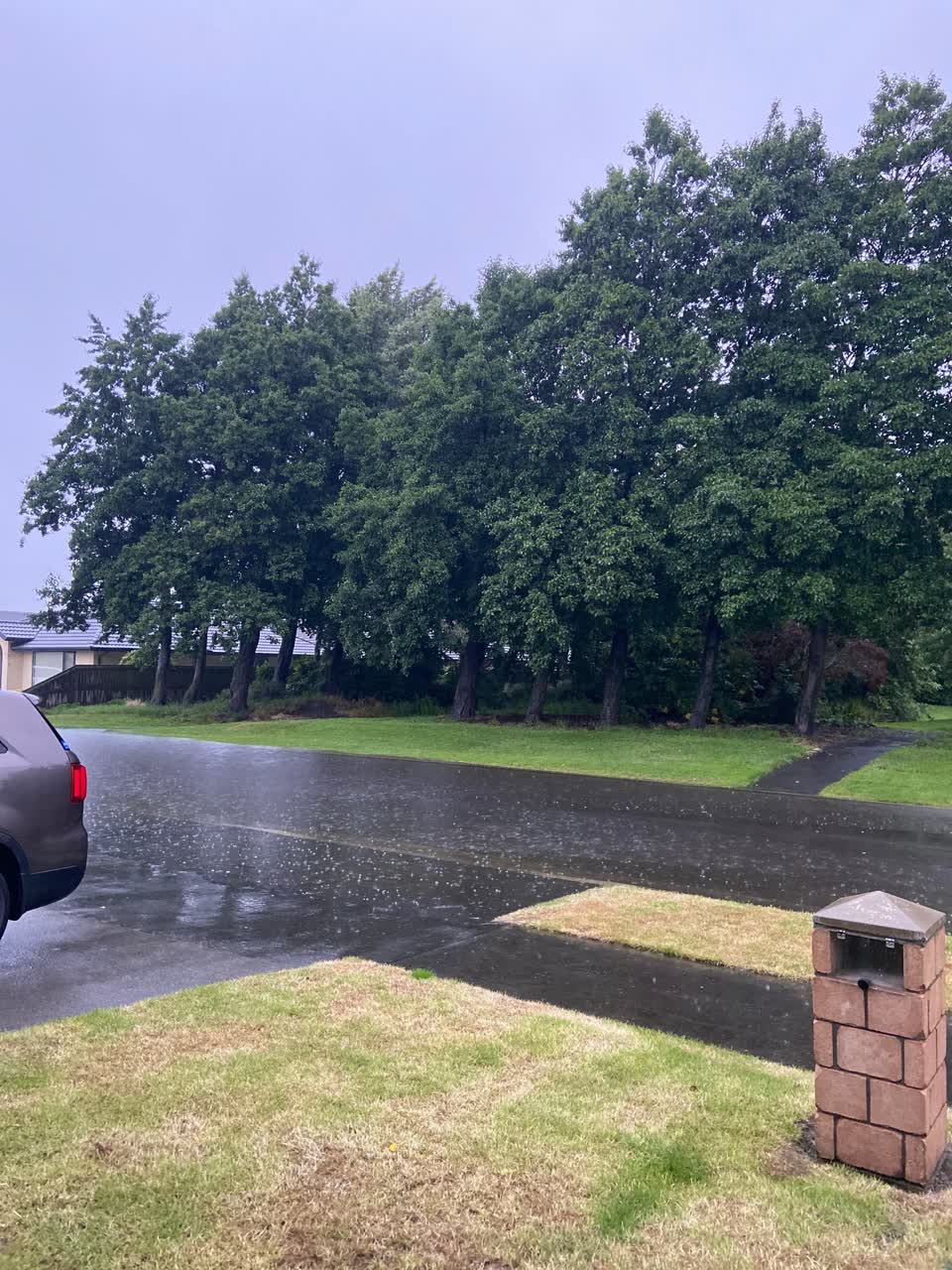 The photograph attached to this flooding report