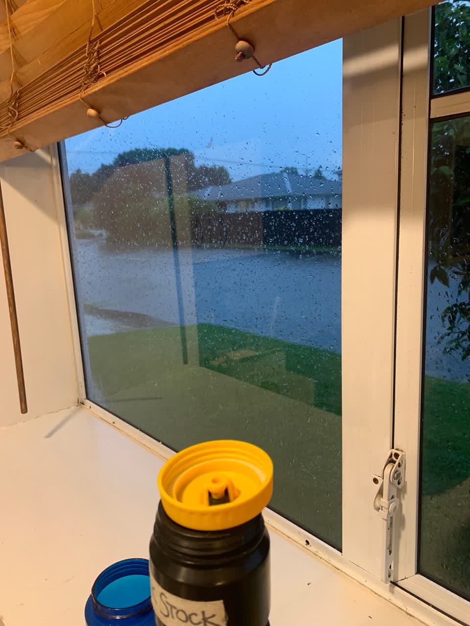 The photograph attached to this flooding report