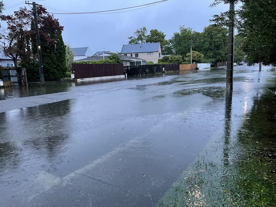 The photograph attached to this flooding report