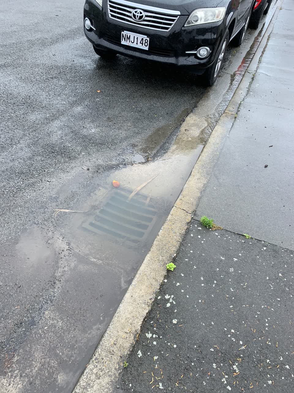 The photograph attached to this wastewater/stormwater report