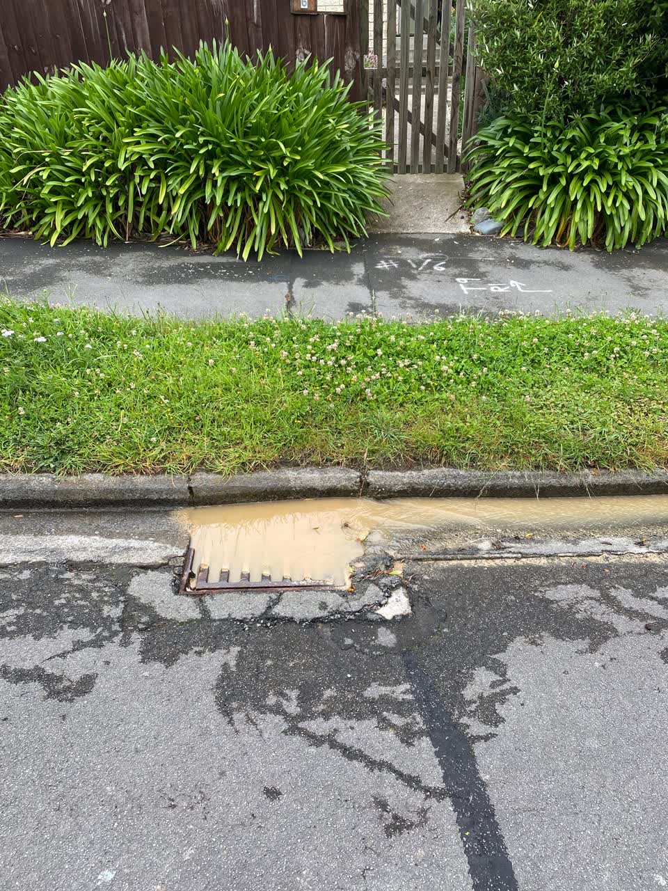 The photograph attached to this wastewater/stormwater report