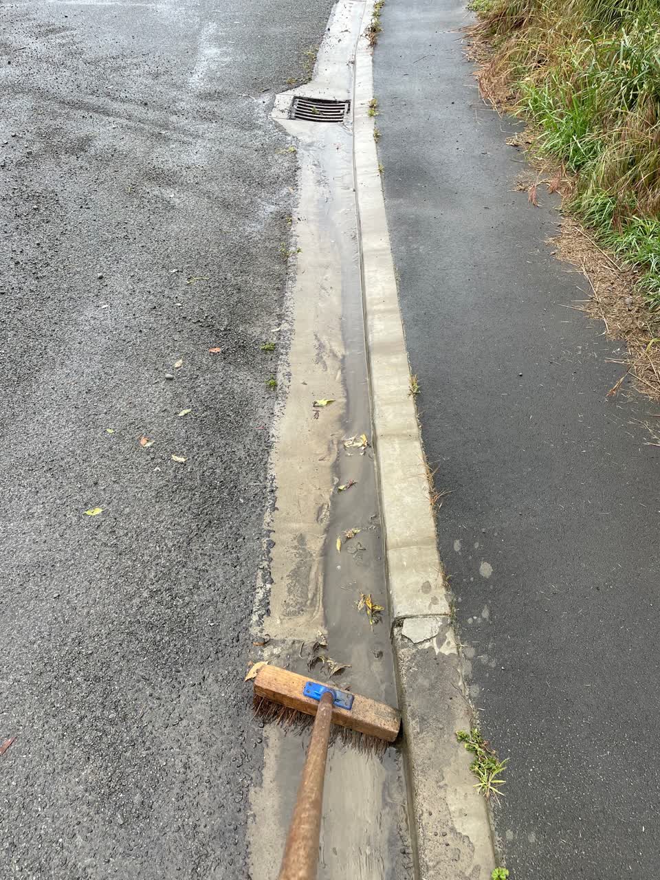 The photograph attached to this flooding report