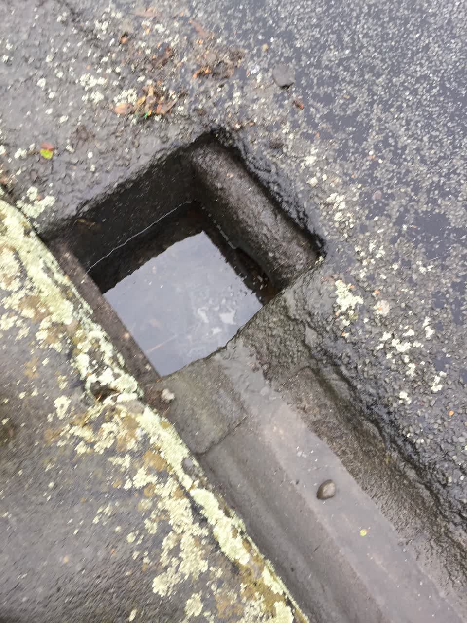 The photograph attached to this wastewater/stormwater report