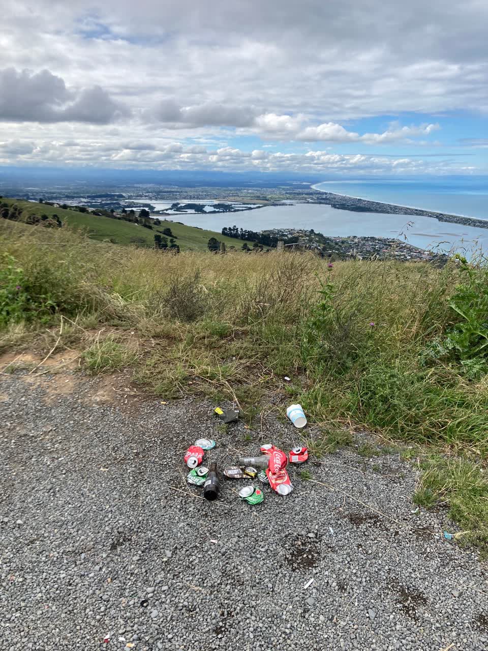 The photograph attached to this rubbish/recycling report