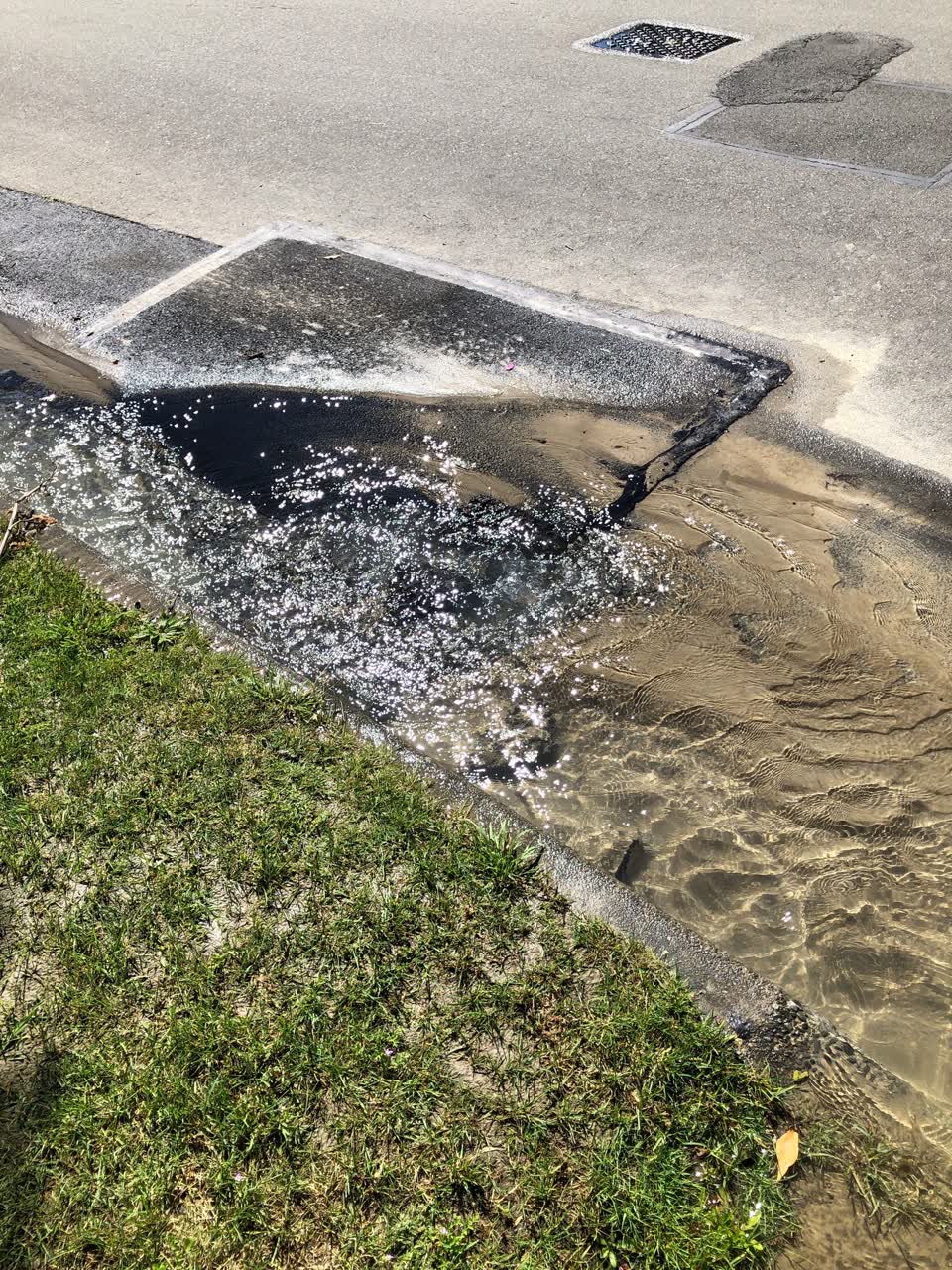 The photograph attached to this water supply report