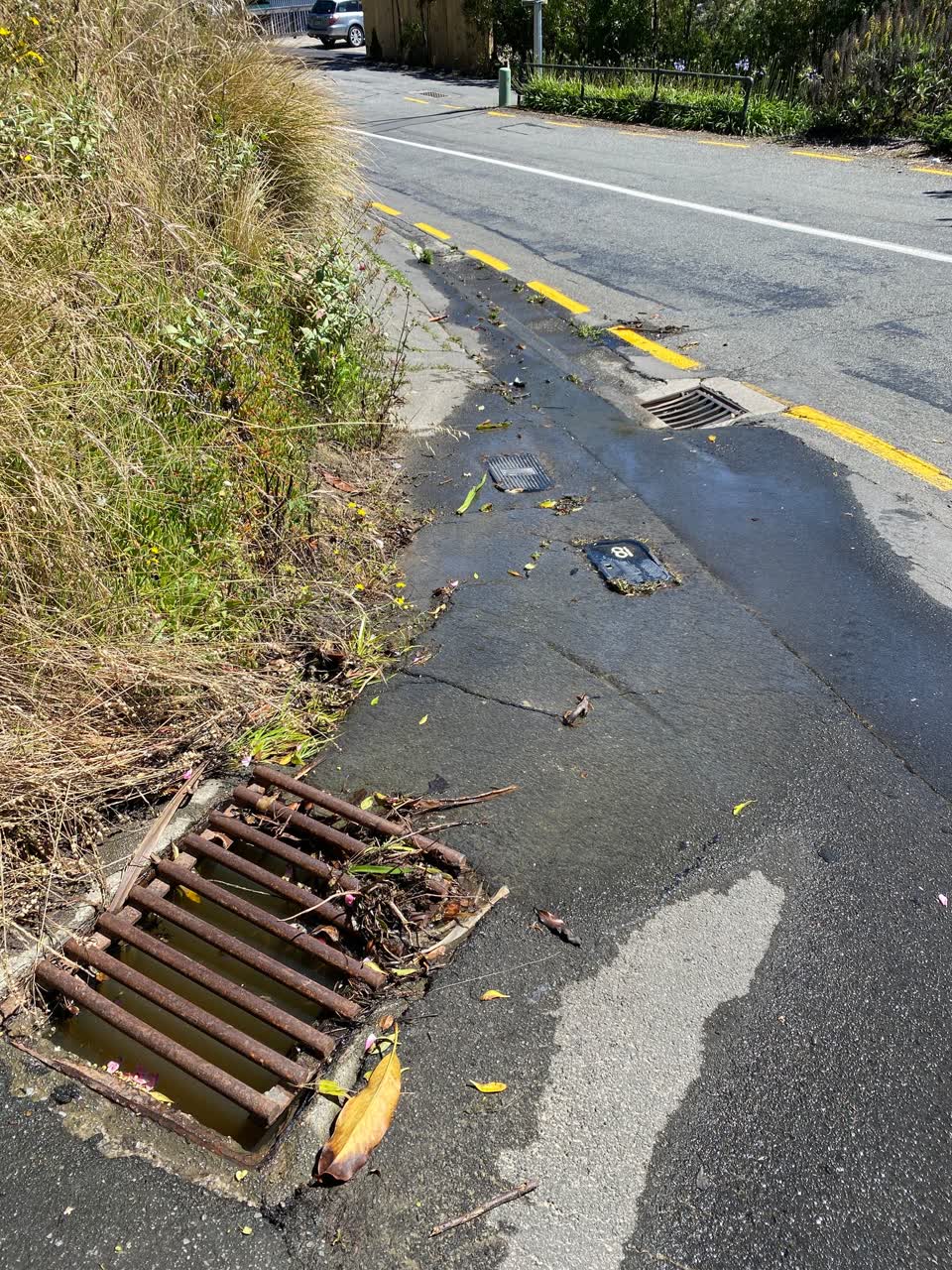 The photograph attached to this wastewater/stormwater report