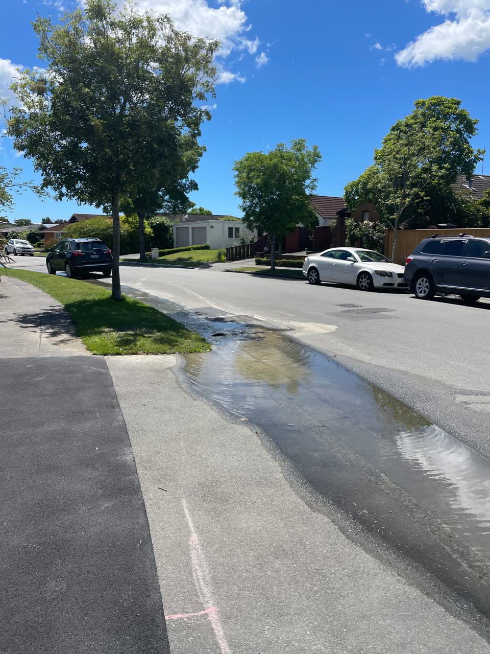 The photograph attached to this water supply report