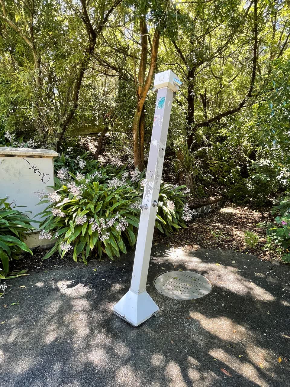 The photograph attached to this water leak report