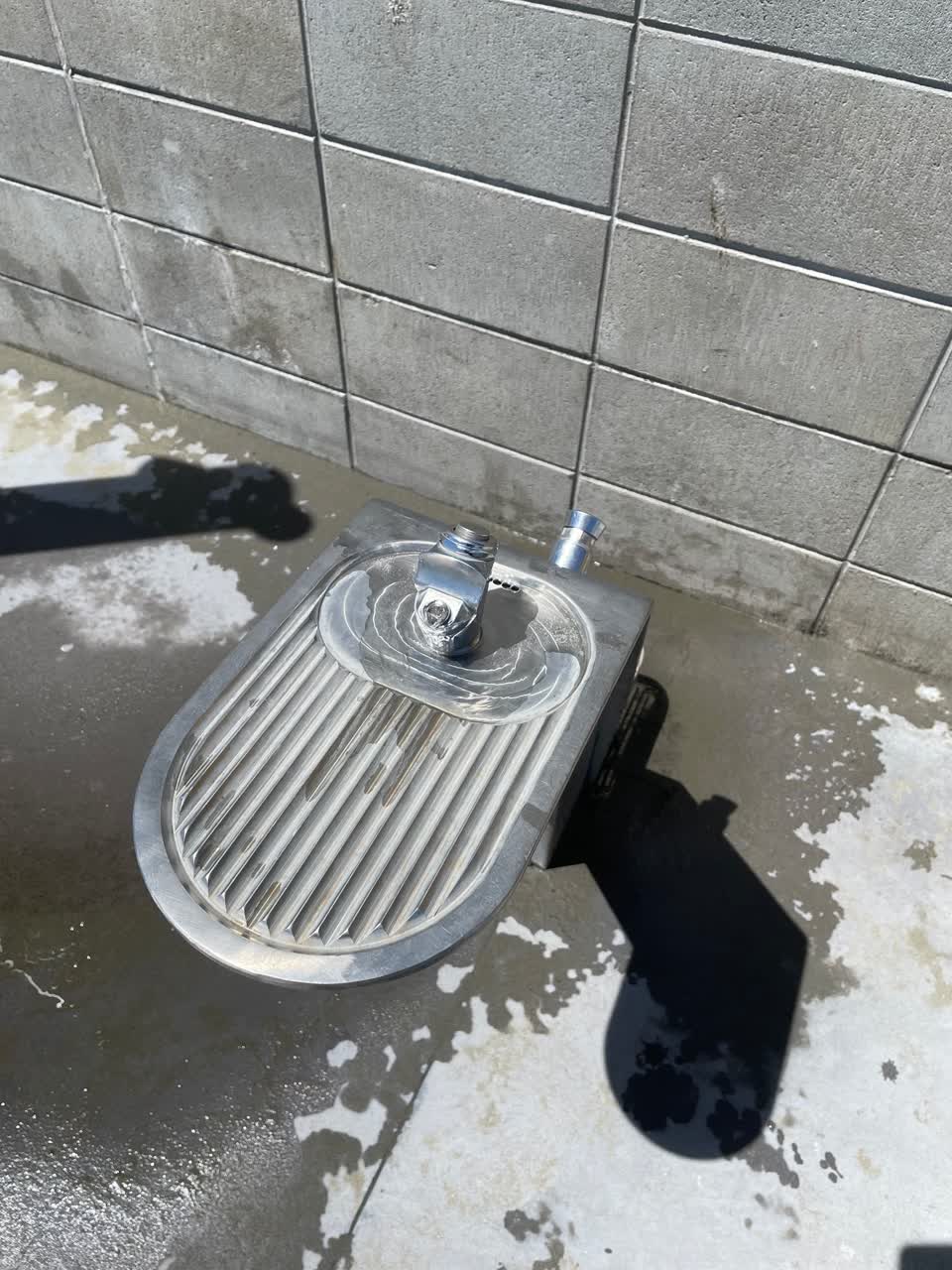 The photograph attached to this water leak report