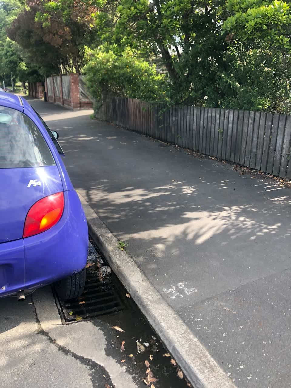 The photograph attached to this sewer - leak / blockage report