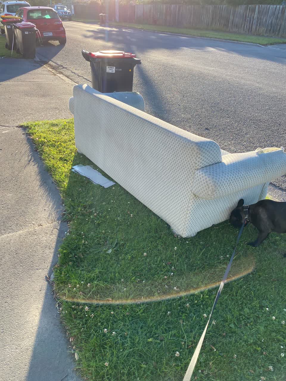 The photograph attached to this rubbish/recycling report