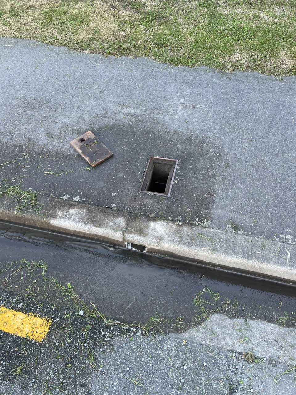 The photograph attached to this wastewater/stormwater report