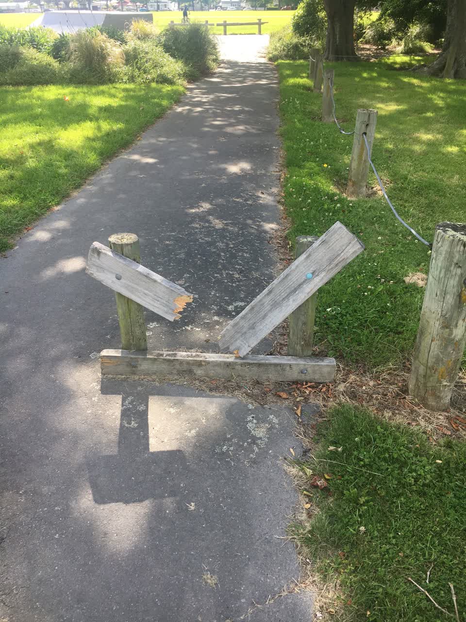 The photograph attached to this parks report