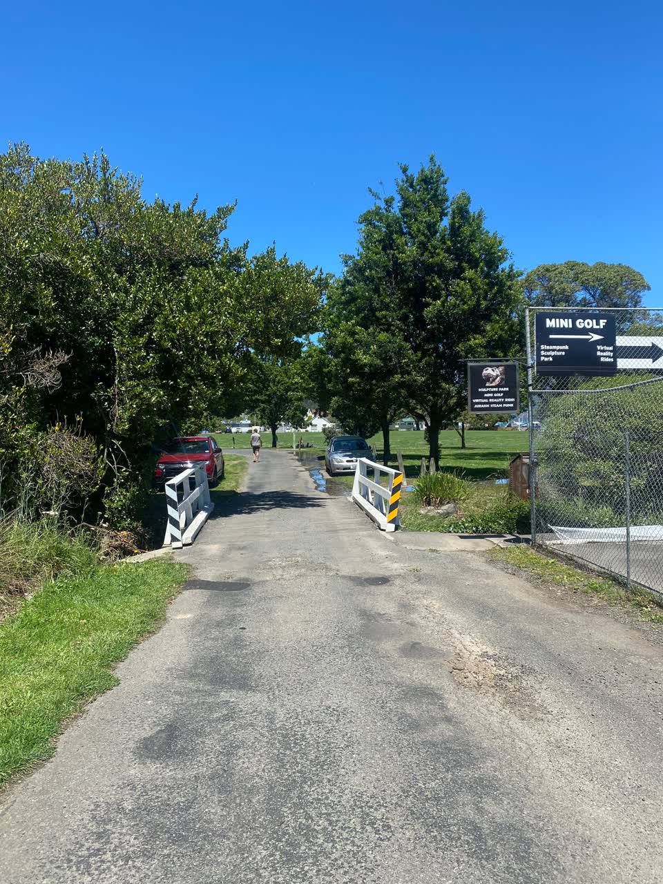 The photograph attached to this water leak report
