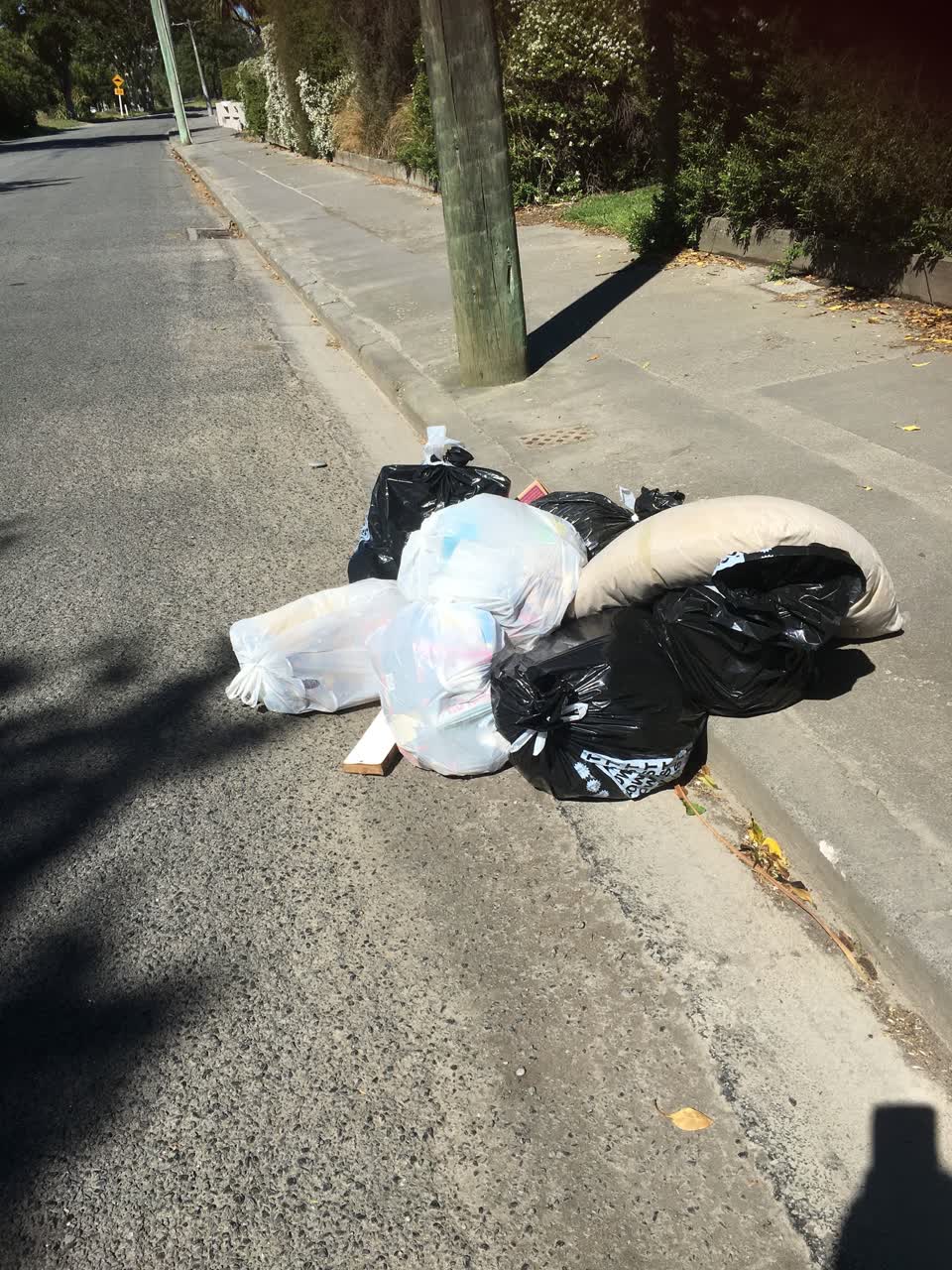 The photograph attached to this rubbish/recycling report