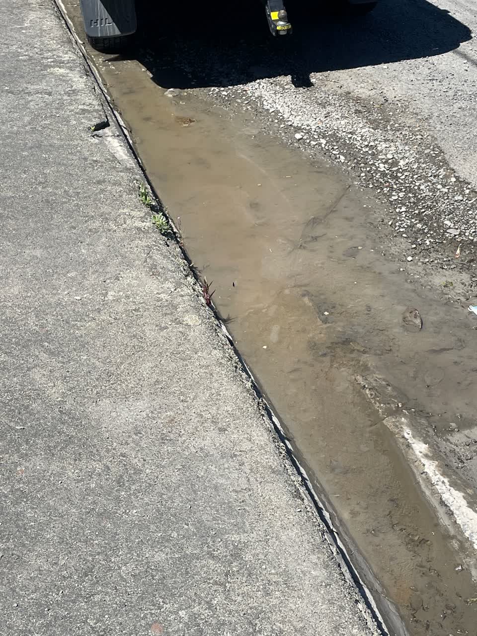 The photograph attached to this wastewater/stormwater report