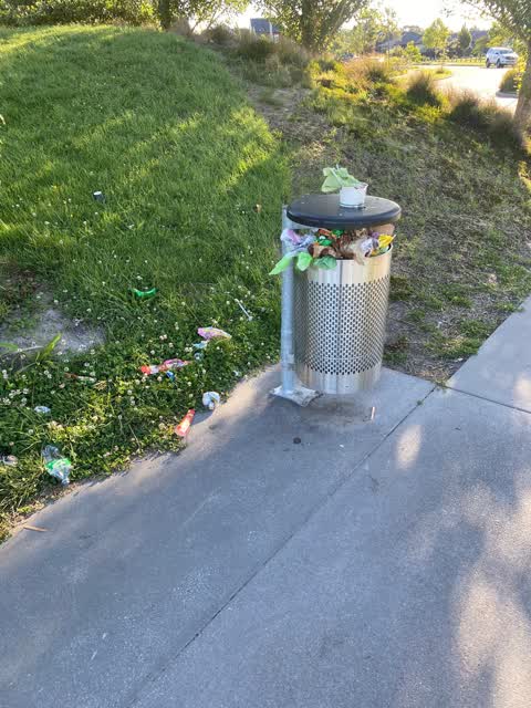 Rubbish/Recycling, a report photo