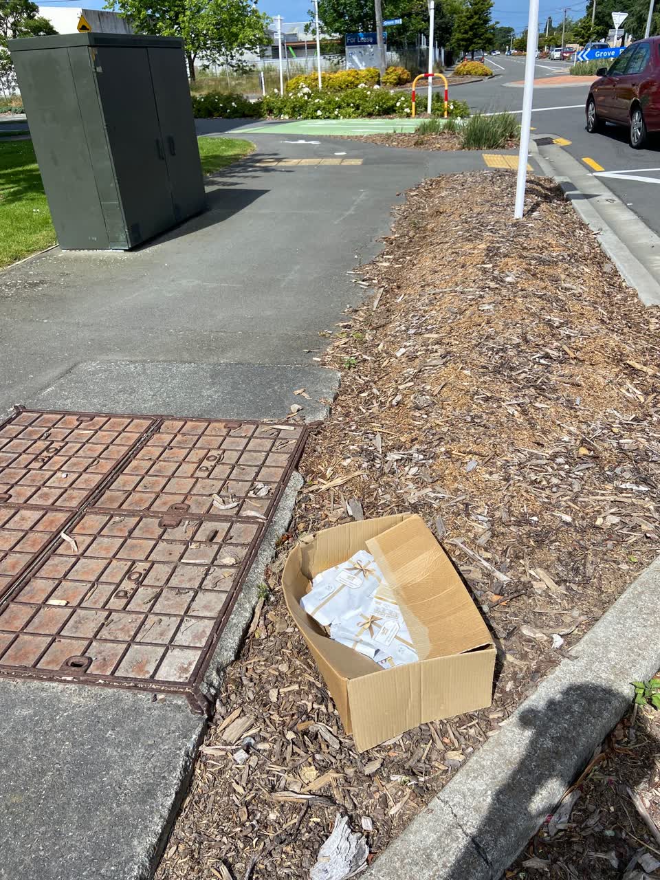 The photograph attached to this rubbish/recycling report