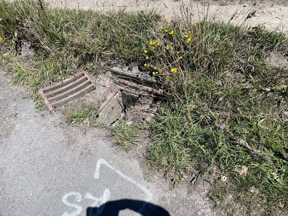The photograph attached to this wastewater/stormwater report