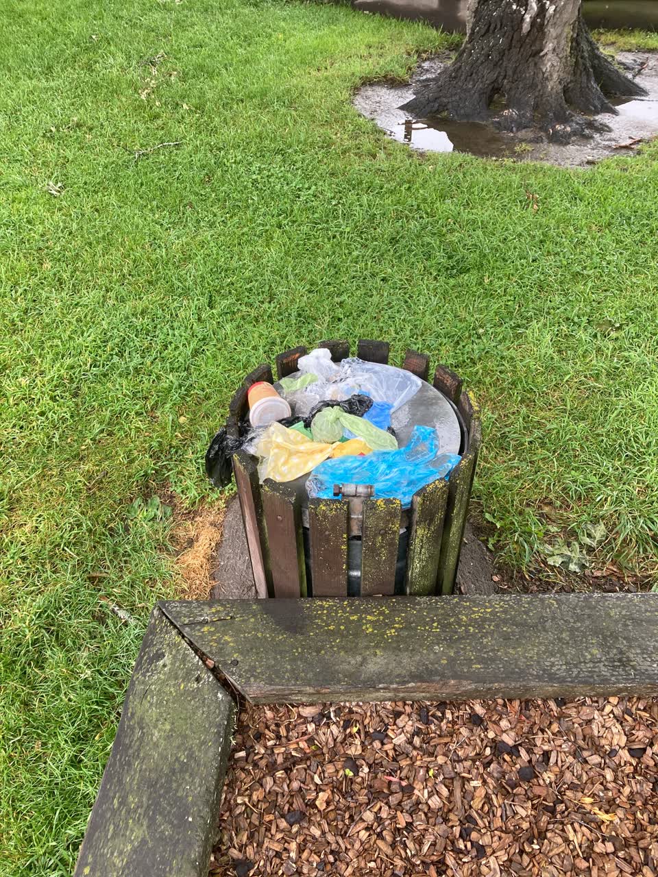 The photograph attached to this parks report