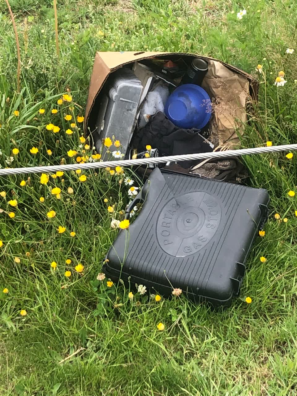 The photograph attached to this rubbish/recycling report