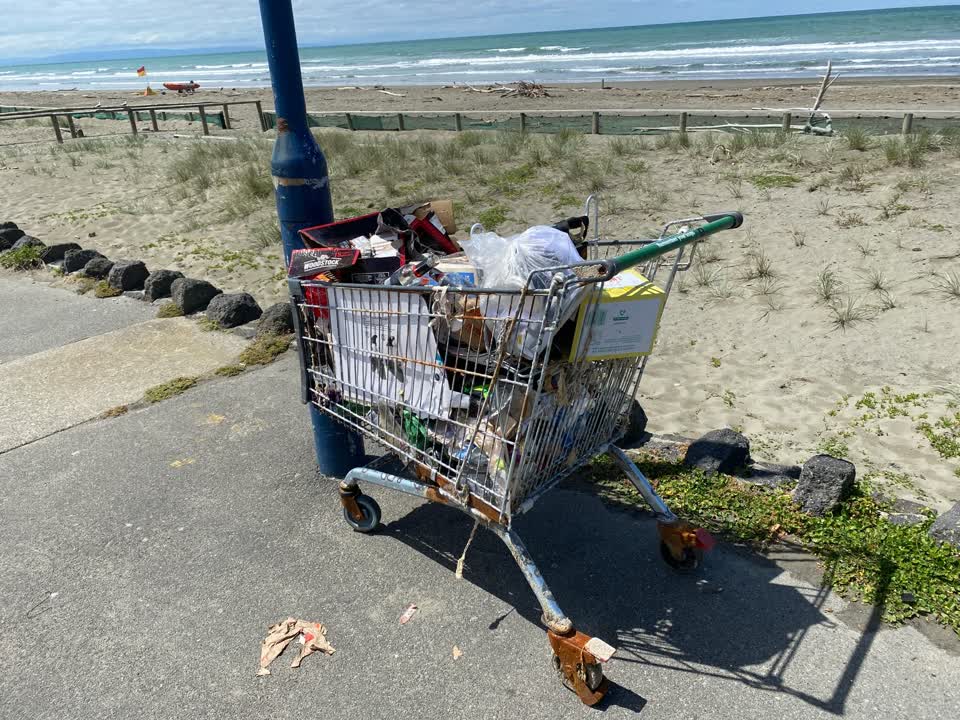 The photograph attached to this rubbish/recycling report