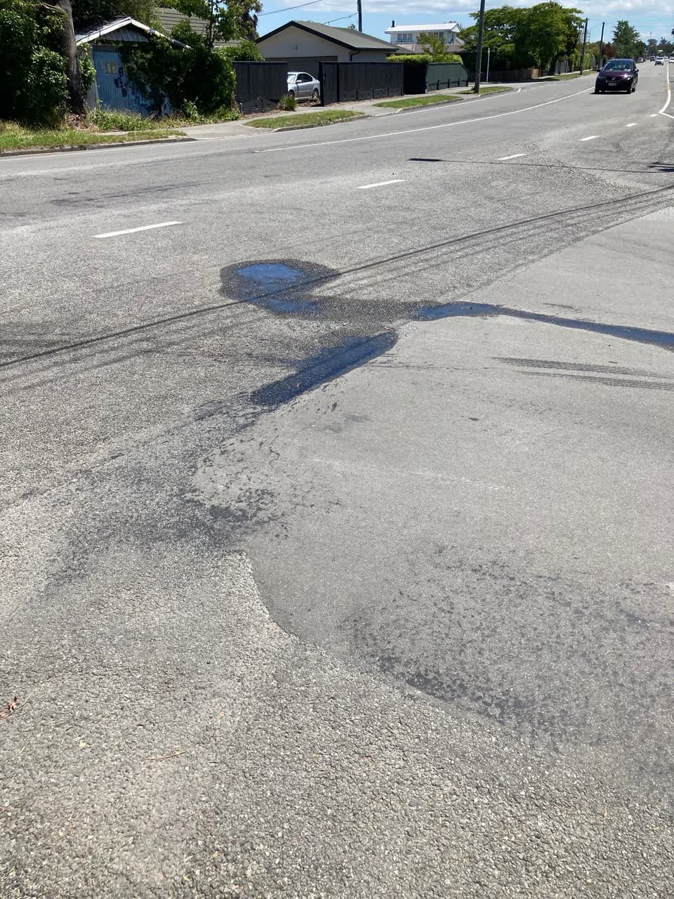 The photograph attached to this water leak report