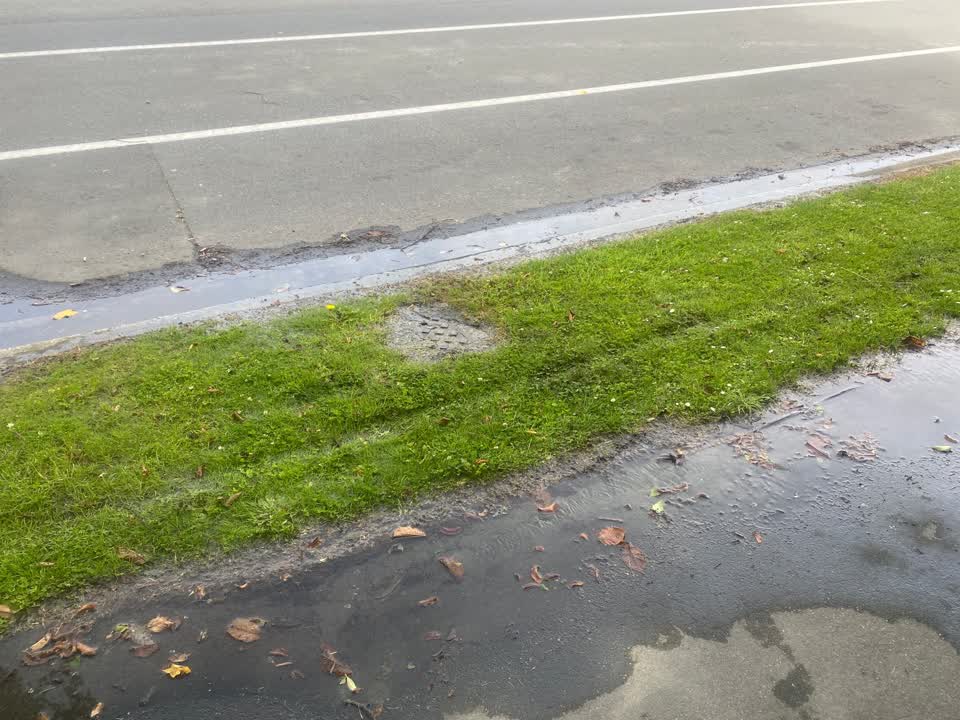 The photograph attached to this water leak report