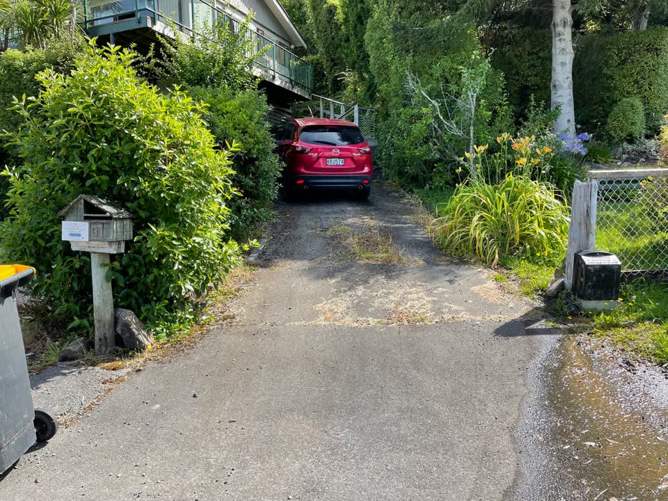 The photograph attached to this water leak report