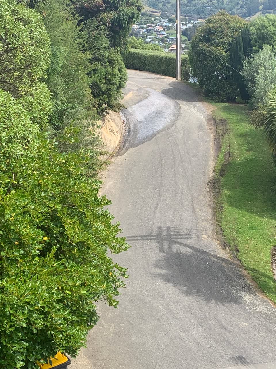 The photograph attached to this water leak report