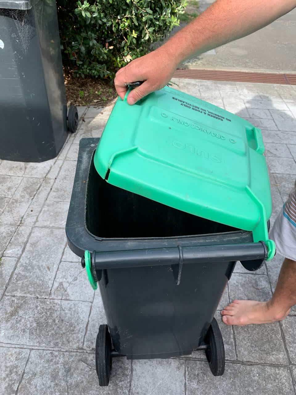 The photograph attached to this rubbish/recycling report