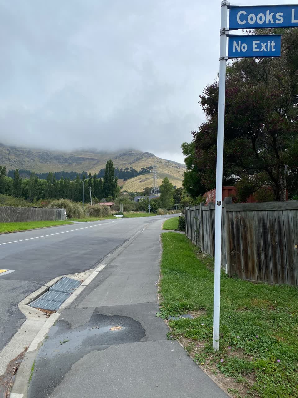 The photograph attached to this water leak report