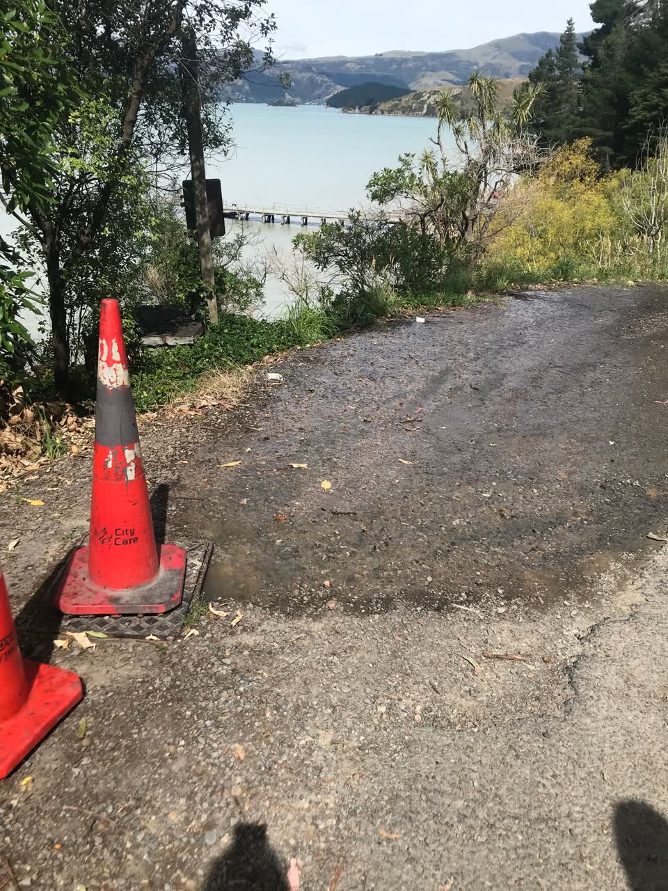 The photograph attached to this sewer - leak / blockage report