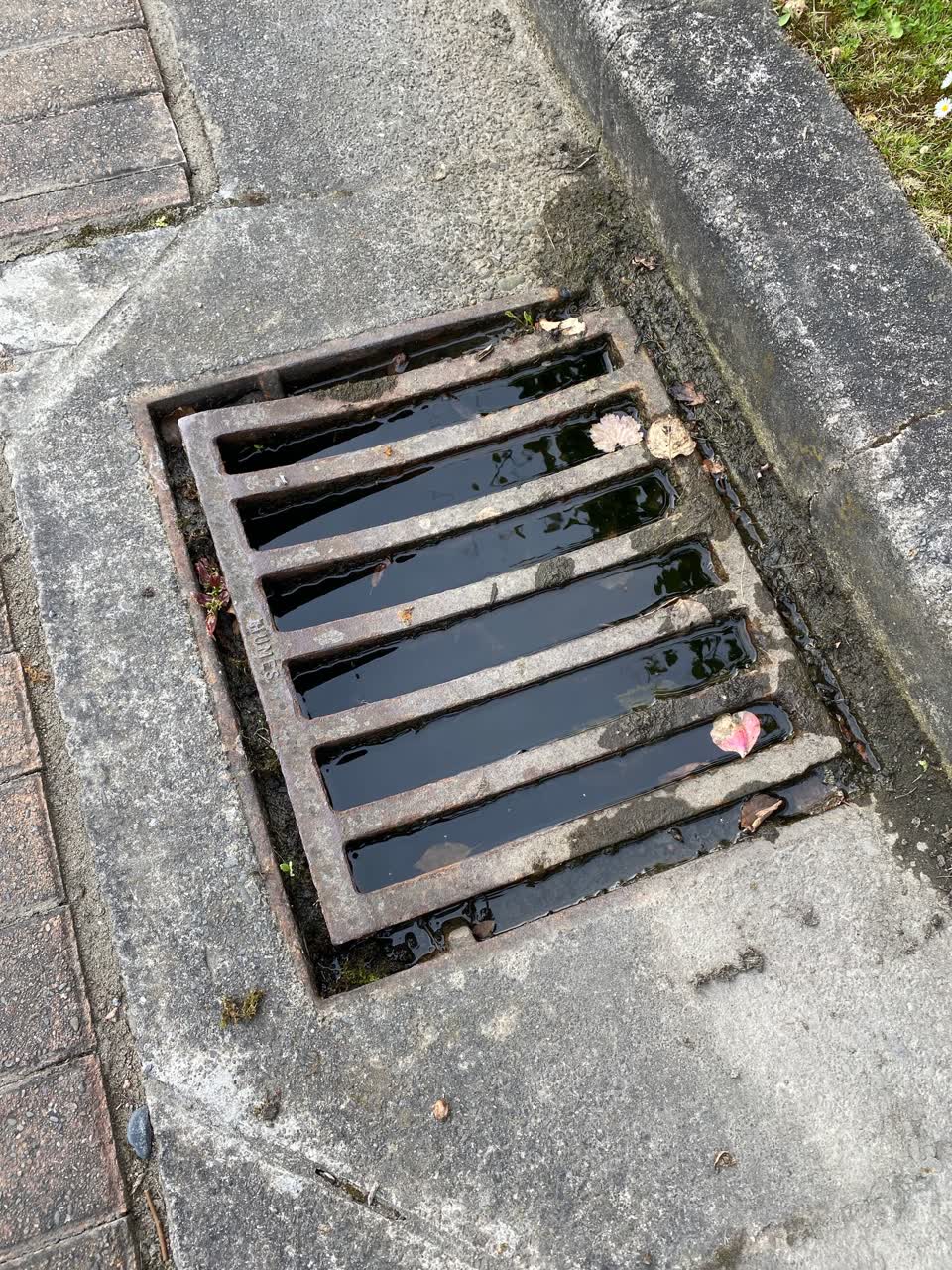 The photograph attached to this wastewater/stormwater report