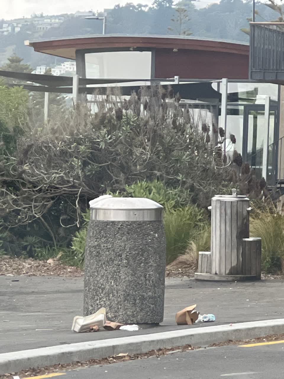 The photograph attached to this rubbish/recycling report