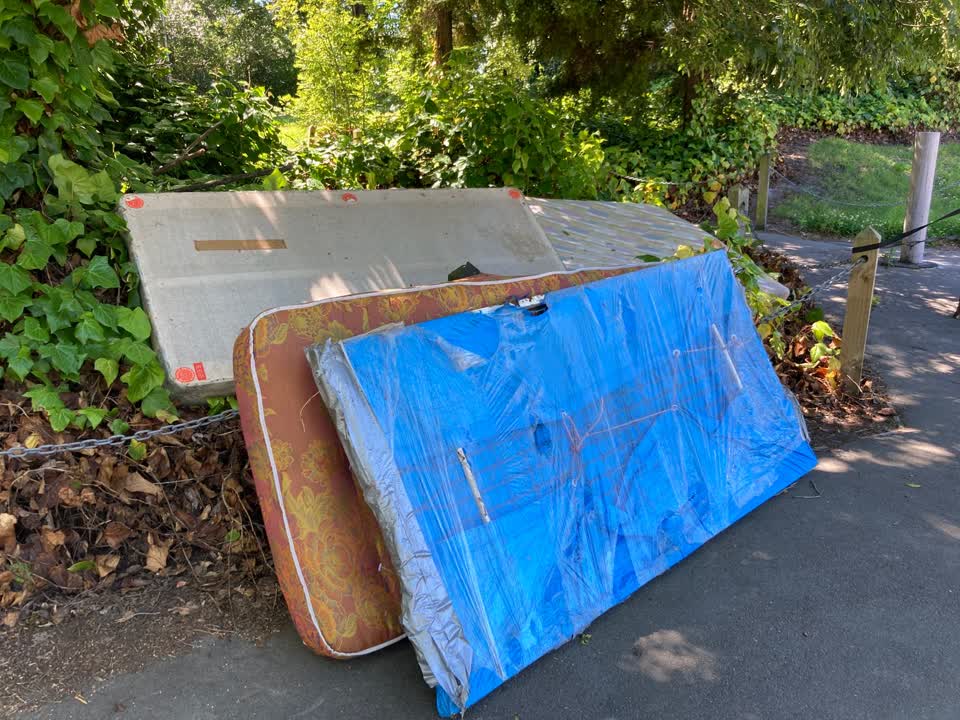 The photograph attached to this rubbish/recycling report