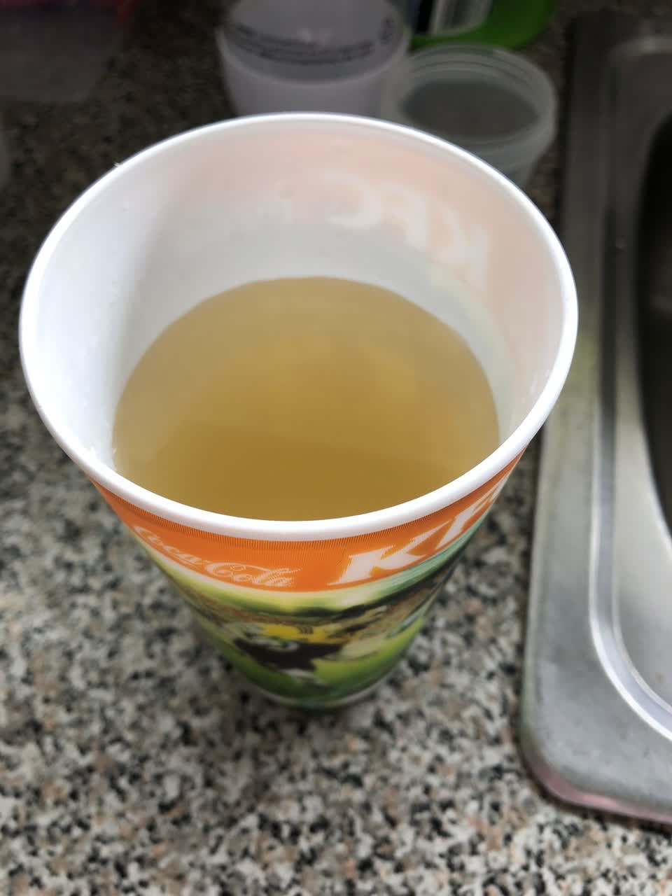 The photograph attached to this water supply report