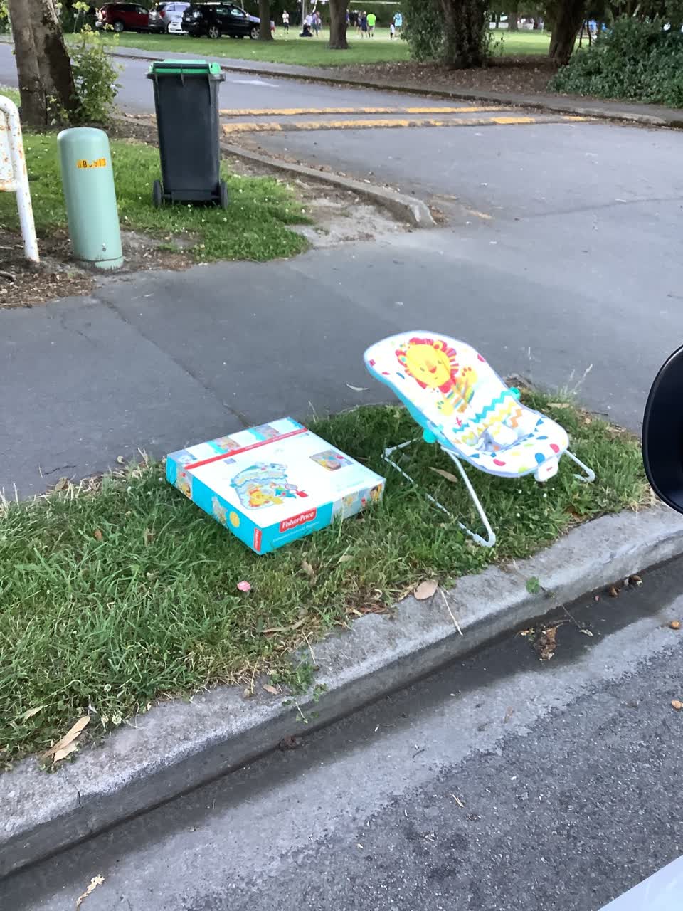 The photograph attached to this rubbish/recycling report