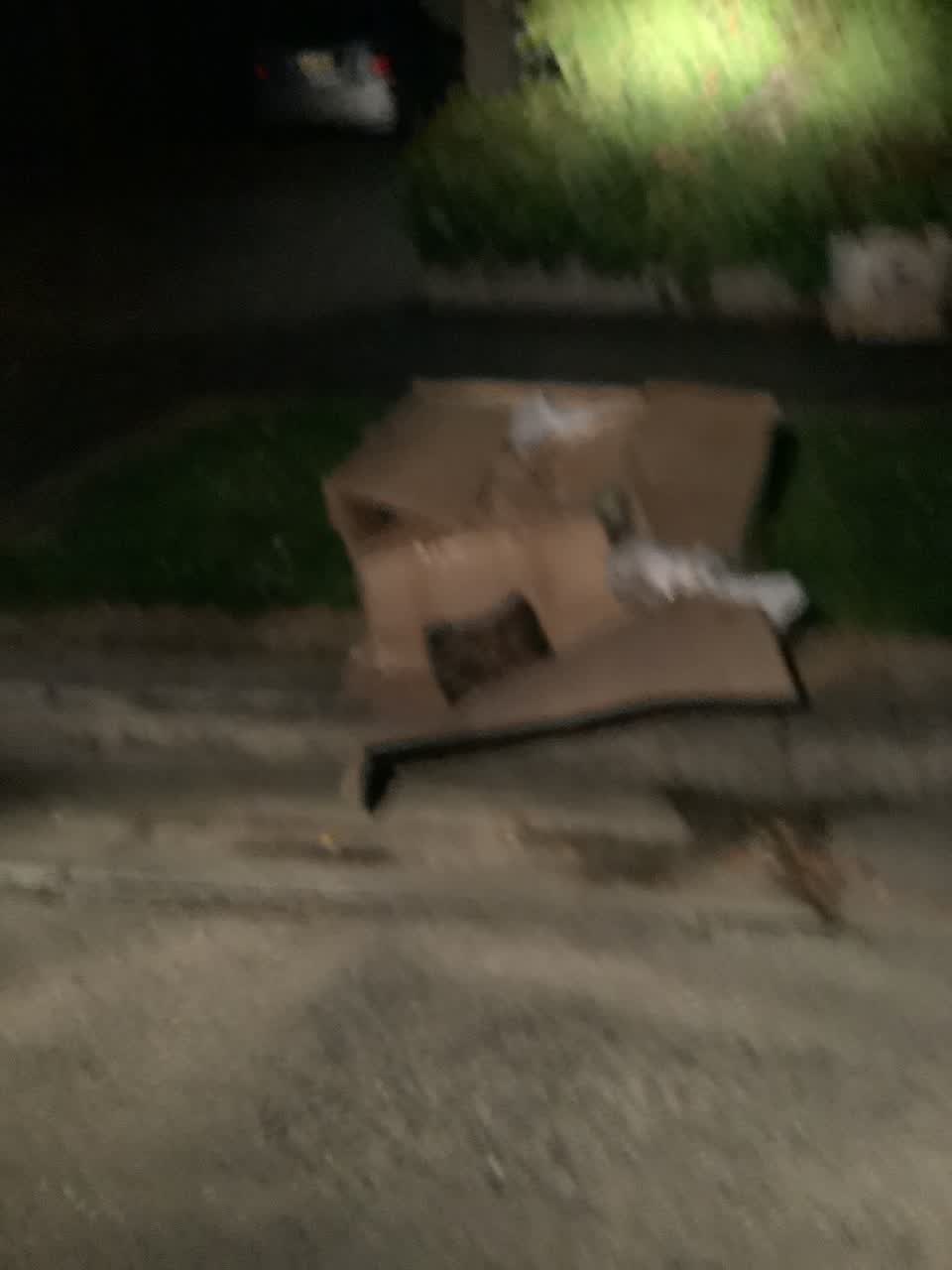 The photograph attached to this rubbish/recycling report