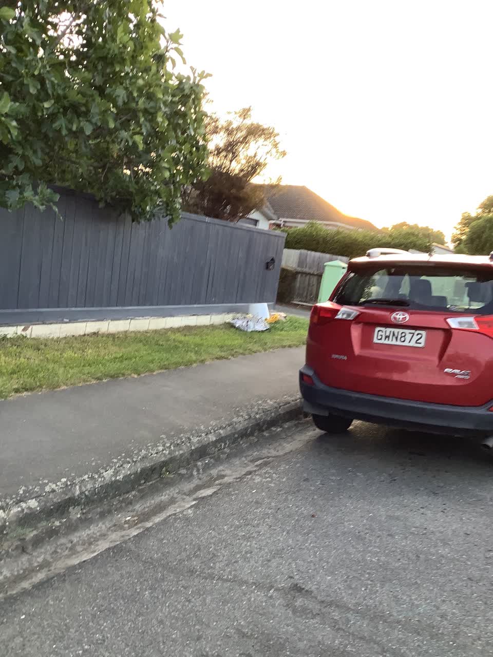 The photograph attached to this rubbish/recycling report