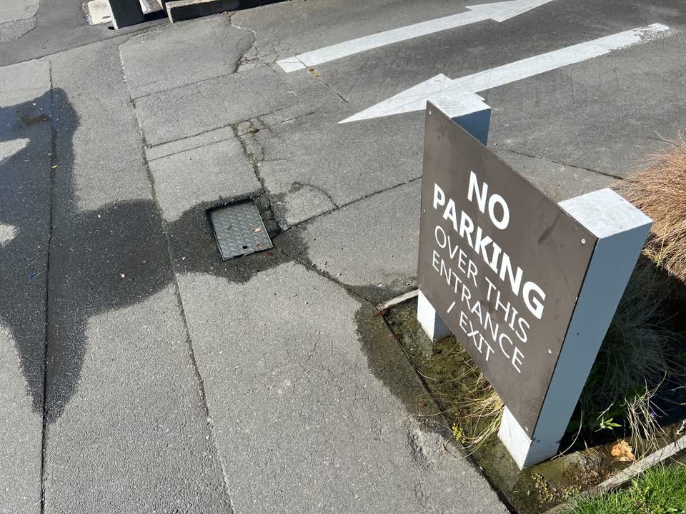 The photograph attached to this water leak report