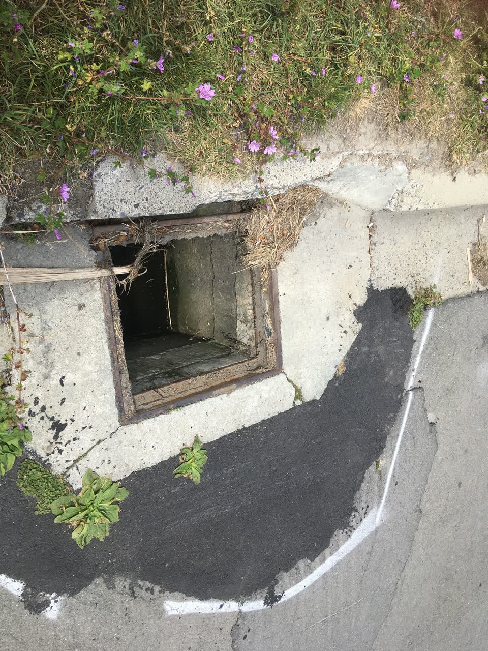 The photograph attached to this wastewater/stormwater report