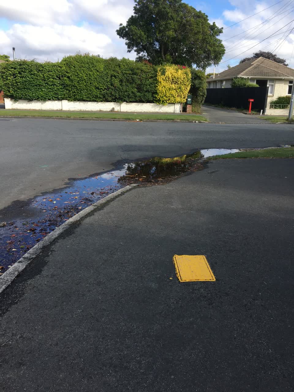 The photograph attached to this wastewater/stormwater report