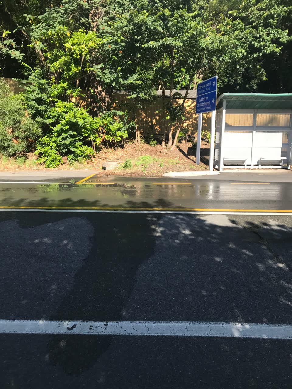 The photograph attached to this water leak report